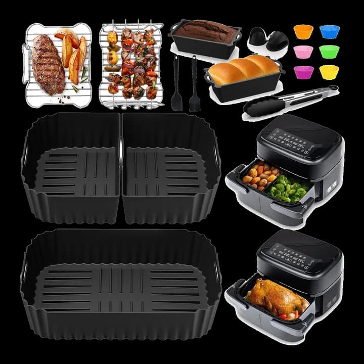 Heißluftfritteuse Zubehör für Philips Flexbasket Airfryer 1000 Series 7,1L