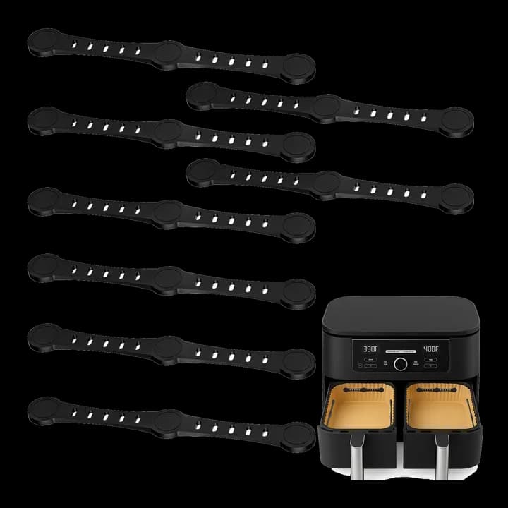 8 Stück Magnete für Airfryer Backpapier Silikon, Ninja Airfryer Zubehör