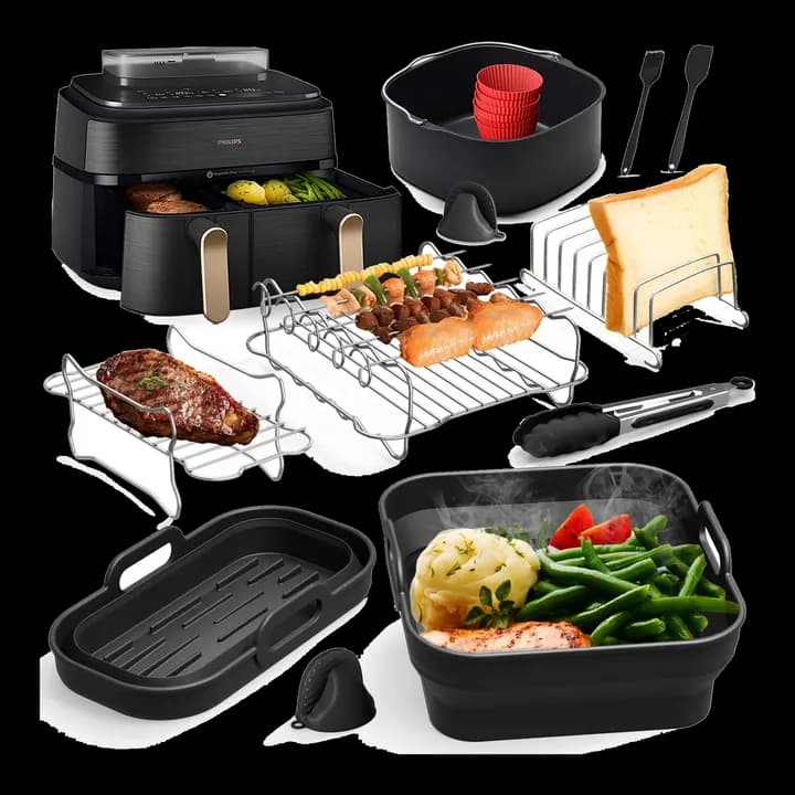 Heißluftfritteuse Zubehör für Philips Airfryer 3000-5000 Serie 9L